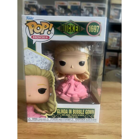 Glinda in Bubble Gown Wicked Funko Pop #1699 Ariana Grande Wizard Oz Good Witch - Picture 1 of 6